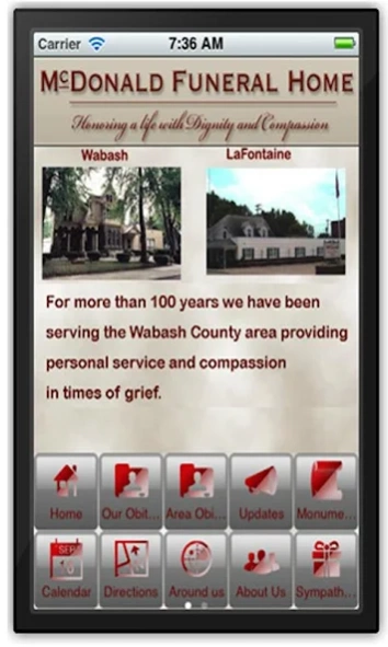 McDonald Funeral Home 1.0.12 Screenshot