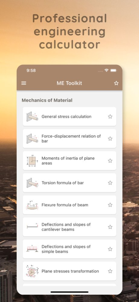 Mechanical Engineering Toolkit 1.20.0 Screenshot