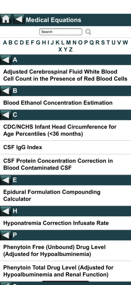 EBMcalc Neurology 23.4 Screenshot