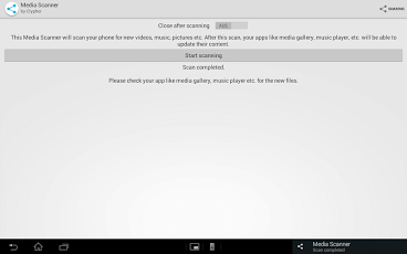 Media Scanner 1.0.8 Screenshot