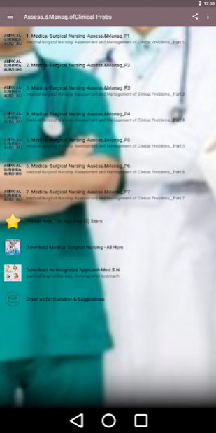 Medical Surgical Nursing- Assessment & Management 2.9 Screenshot