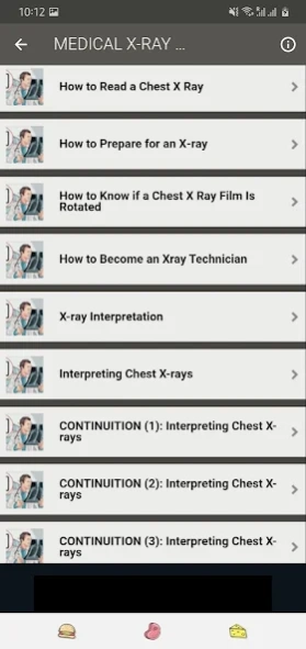 X RAY Interpretation - cases  Screenshot