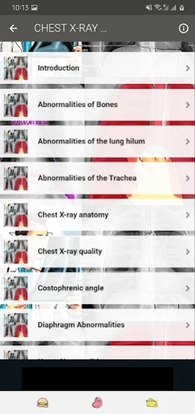 X RAY Interpretation - cases  Screenshot