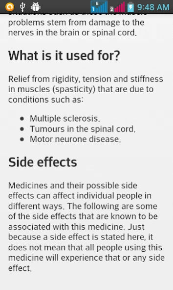 Medicine Dictionary  Screenshot