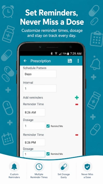 Medicine Tracker: Pill Alarm  Screenshot