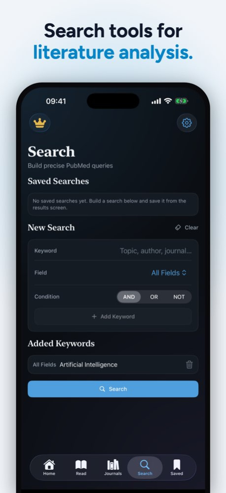 MediPub - Research on PubMed 2.9 Screenshot