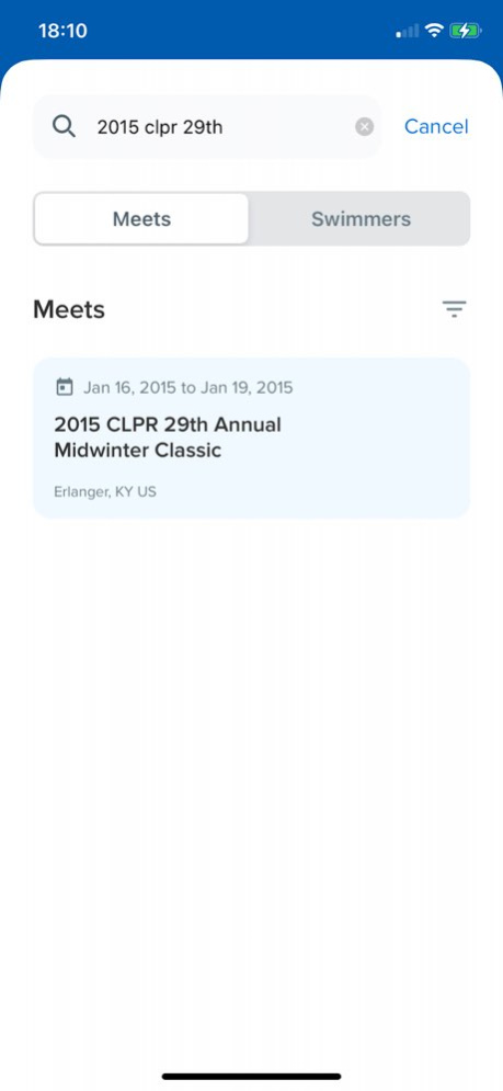 Meet Mobile: Swim 5.4.1 Screenshot