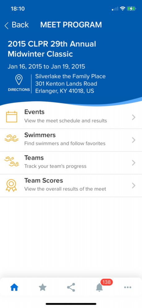 Meet Mobile: Swim 5.4.1 Screenshot
