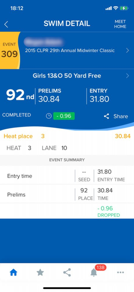 Meet Mobile: Swim 5.4.1 Screenshot