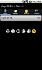 Mega Millions Statistic Free 1.0 Screenshot