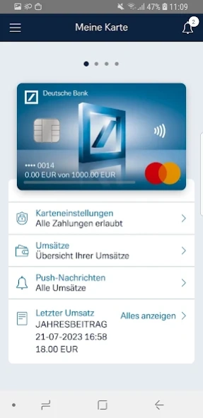 Meine Karte Deutsche Bank AG 3.3.0 Screenshot