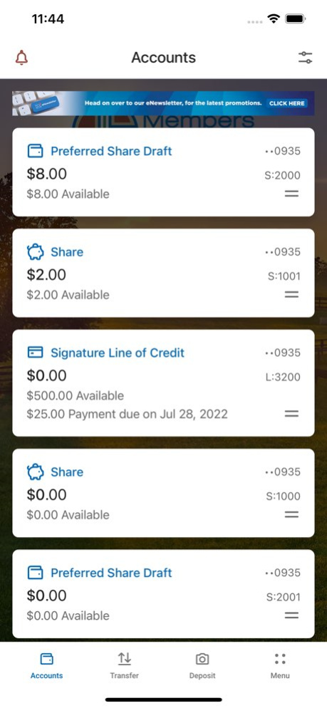 Members Heritage CU 5.17.137 Screenshot