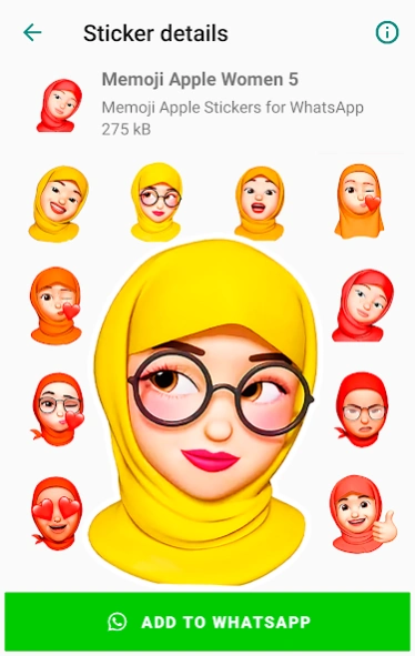 Memoji Islamic Muslim Stickers 10.2 Screenshot