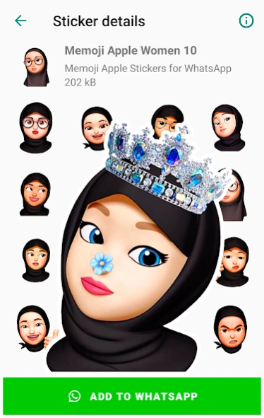 Memoji Islamic Muslim Stickers 10.2 Screenshot