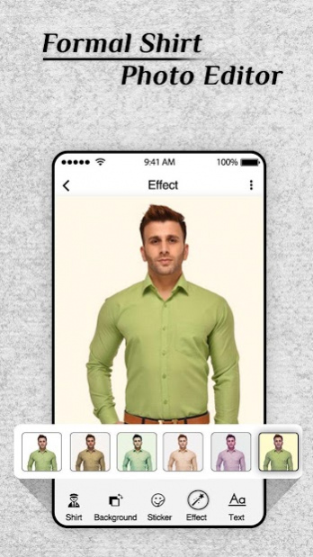 Men Formal Shirt Photo Editor 1.0 Screenshot