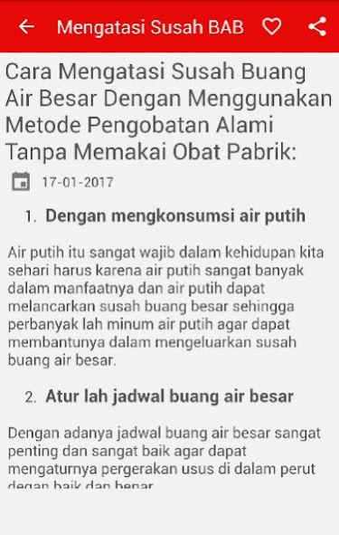 Mengatasi Susah BAB 1.4.0 Screenshot