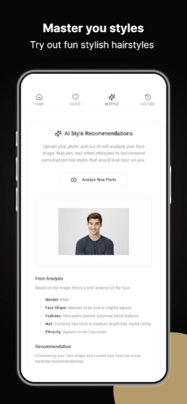Men Hairstyle: Haircut App 3.0.650 Screenshot