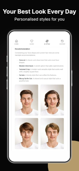 Men Hairstyle: Haircut App 3.0.650 Screenshot