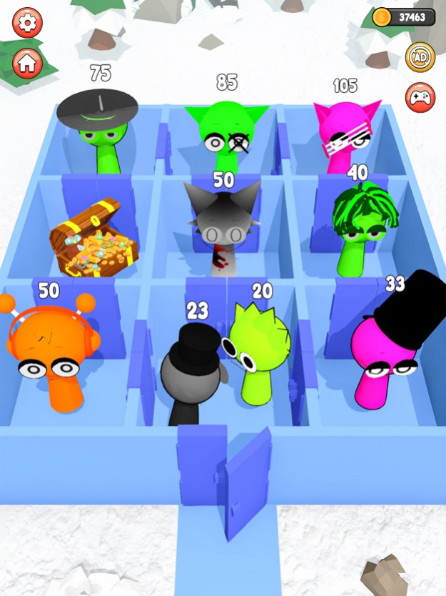 Sprunki Room Maze Hide & Seek 1.9 Screenshot