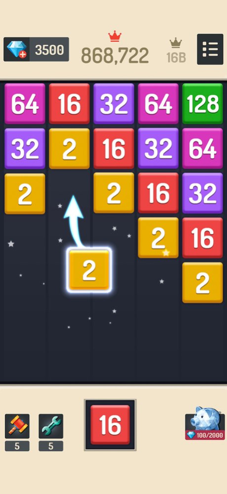 Merge Block - Number Puzzle 2.9.14 Screenshot