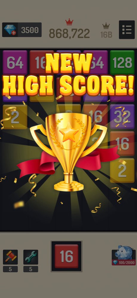 Merge Block - Number Puzzle 2.9.14 Screenshot