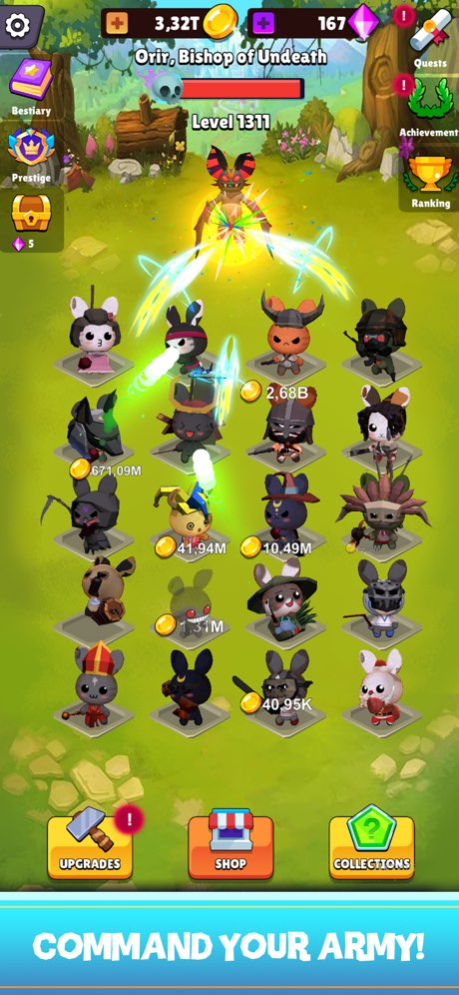 Merge Bunnies: Idle Evolution 1.1 Screenshot