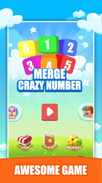 Merge crazy number 1.0.1 Screenshot