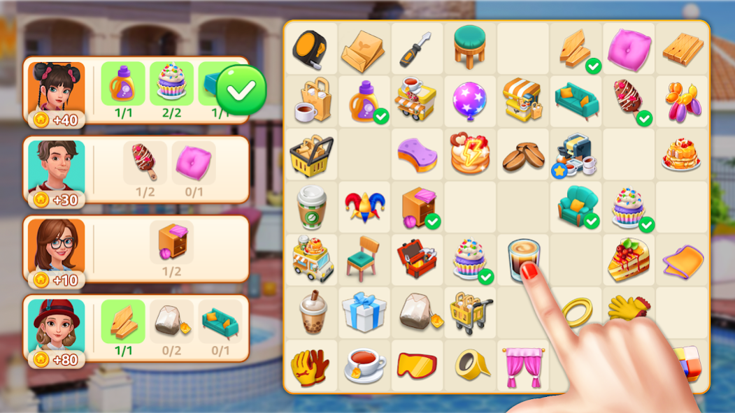 Merge & Design: House Makeover 1.5.2 Screenshot
