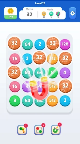 Merge Number Stack Puzzle Game 1.2.2 Screenshot