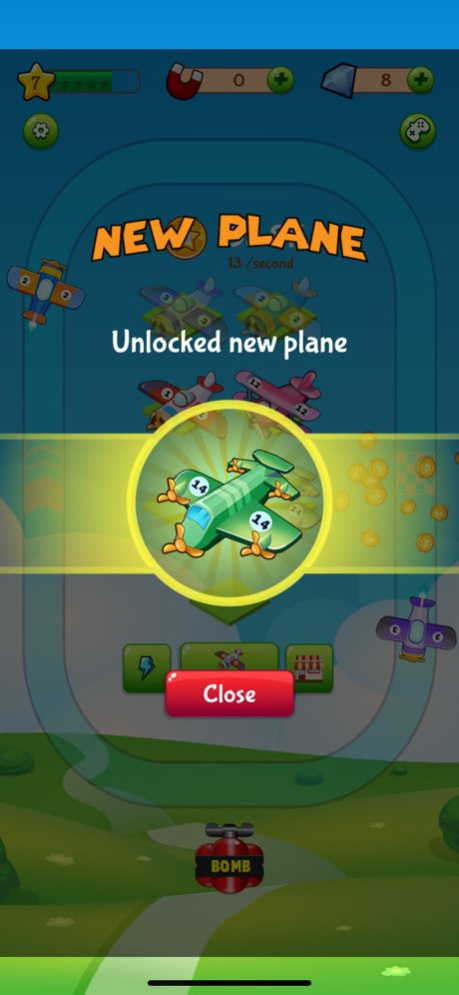 Merge Plane Tycoon: Idle Games 2.4 Screenshot