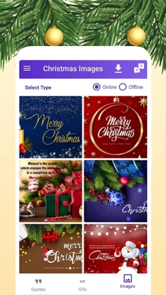 Merry Christmas Gif Images 3.9 Screenshot