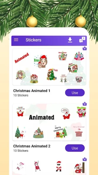 Merry Christmas Gif Images 3.9 Screenshot