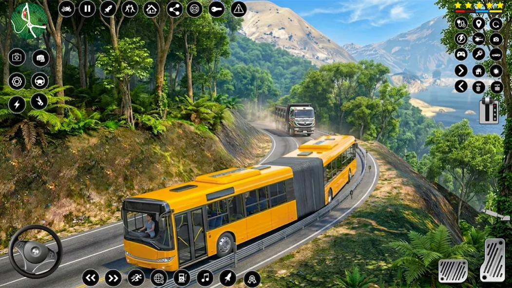 Driving simulator Bus Games 1.21 Screenshot