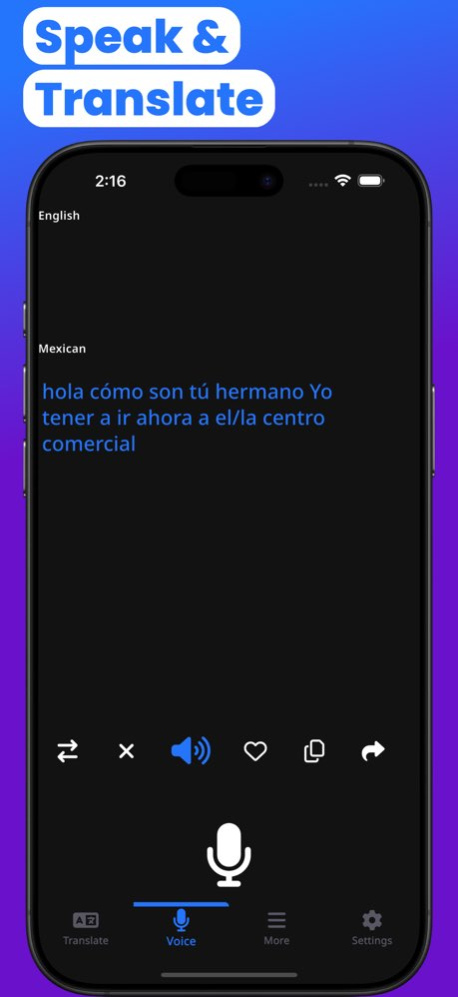 Mexican-English Translator 2.2.2 Screenshot