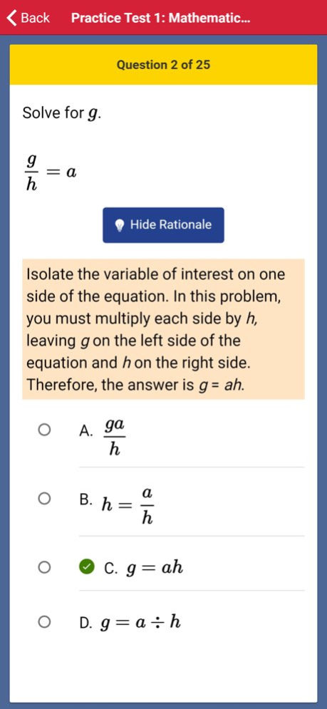 MH ASVAB Practice Tests  Screenshot