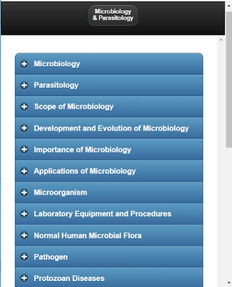 Microbiology and Parasitology 1.0 Screenshot