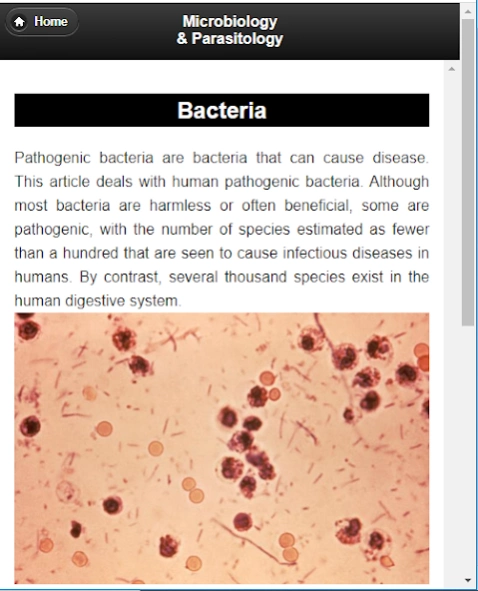 Microbiology and Parasitology 1.0 Screenshot