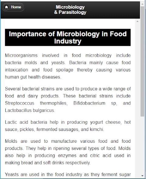 Microbiology and Parasitology 1.0 Screenshot