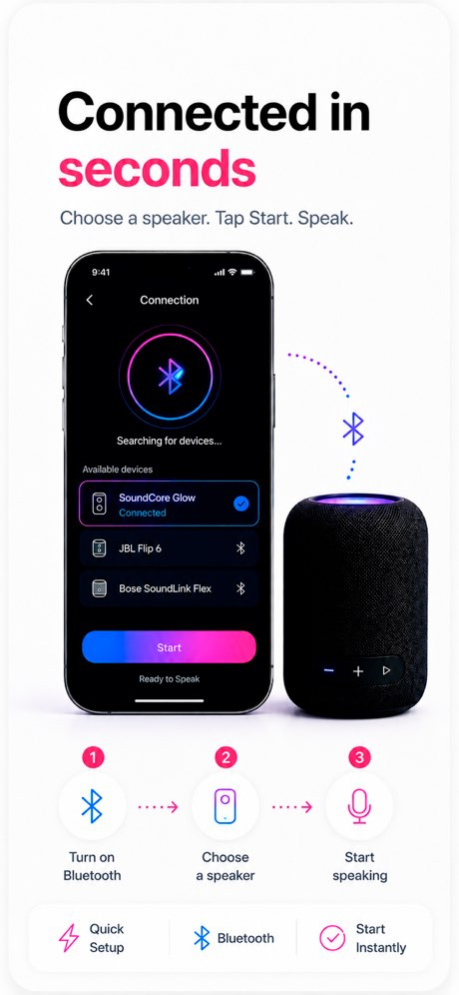 Microphone app Bluetooth Live 4.2 Screenshot