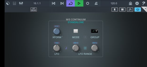 Mid-Side Continuum 1.0.2 Screenshot
