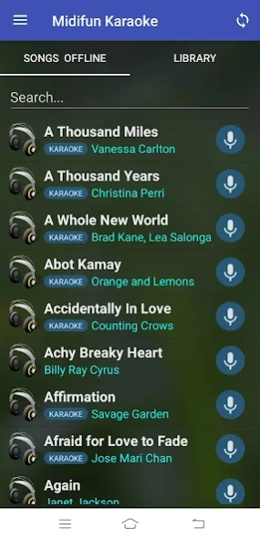 Midifun Karaoke 11.46 Screenshot