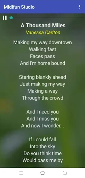 Midifun Karaoke 11.46 Screenshot