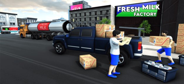 Milk Transporter Truck Sim  Screenshot