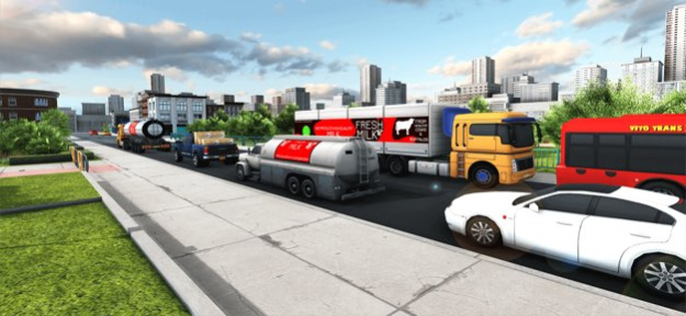 Milk Transporter Truck Sim  Screenshot