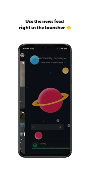 Milky Launcher Pro  Screenshot