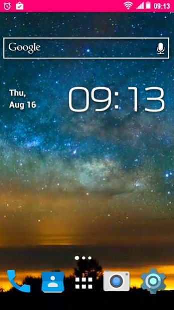 Milky Way Nebula 3D Live WP 2.0 Screenshot