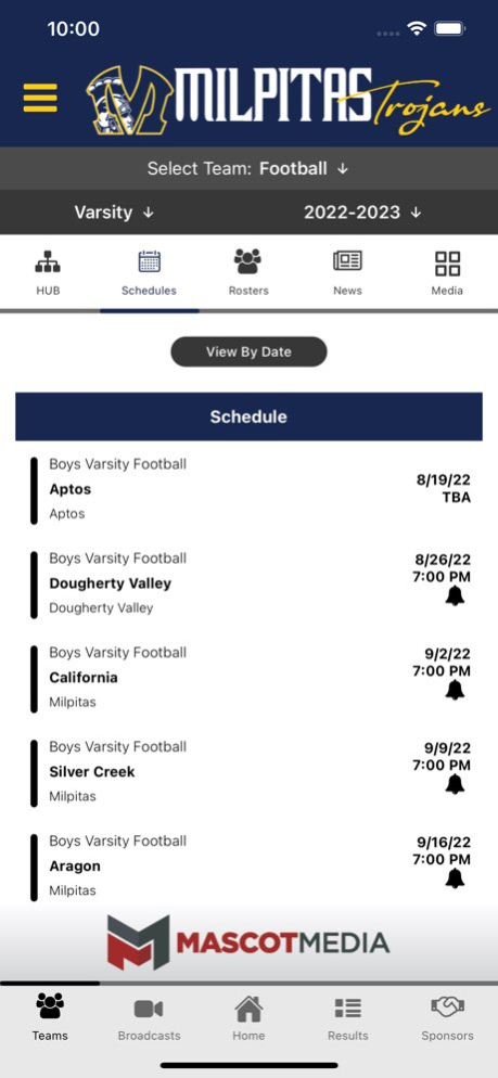 Milpitas Trojans Athletics 1.2.0 Screenshot