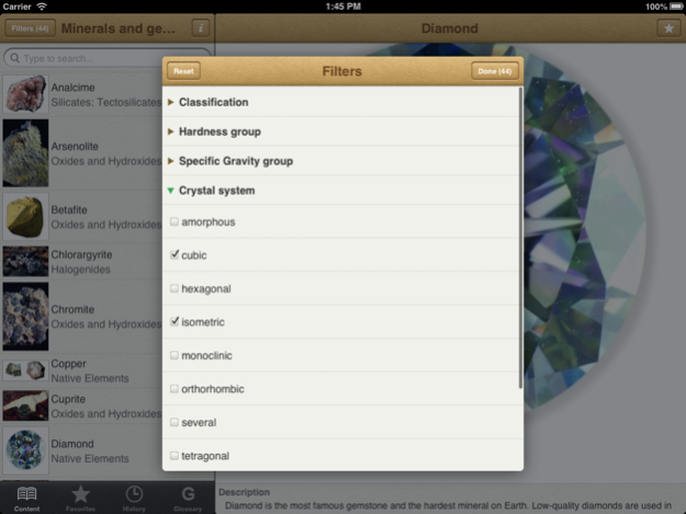 Minerals & Gemstones 2.2 Screenshot