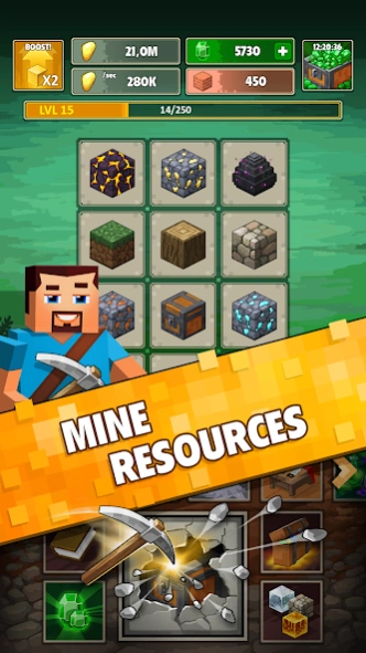 Minetap 3D: Idle-Merge RPG 2.0.8 Screenshot
