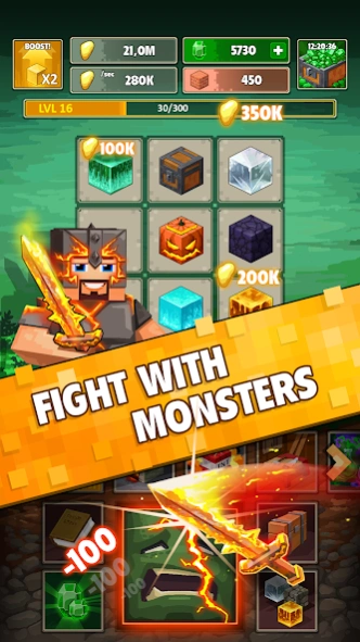Minetap 3D: Idle-Merge RPG 2.0.8 Screenshot